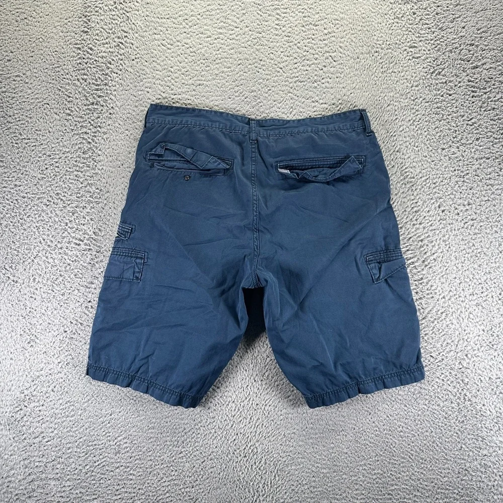 Vintage Levi's Silver Tab Shorts Men 36 Blue Cotton Cargo Utility Workwear Baggy